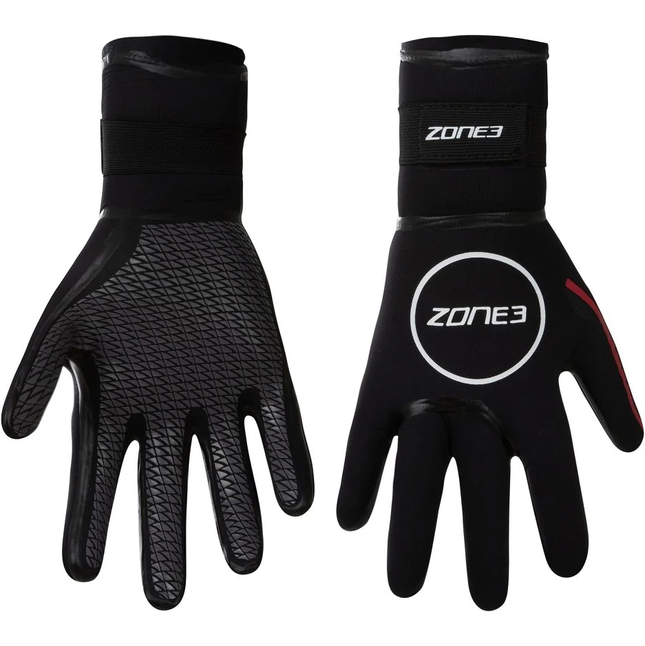 2026 Zone3 Neoprene Heat-Tech Warmth Gloves NA18UHTG101 - Black / Red